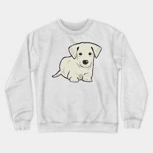 Yellow Lab Puppy Crewneck Sweatshirt